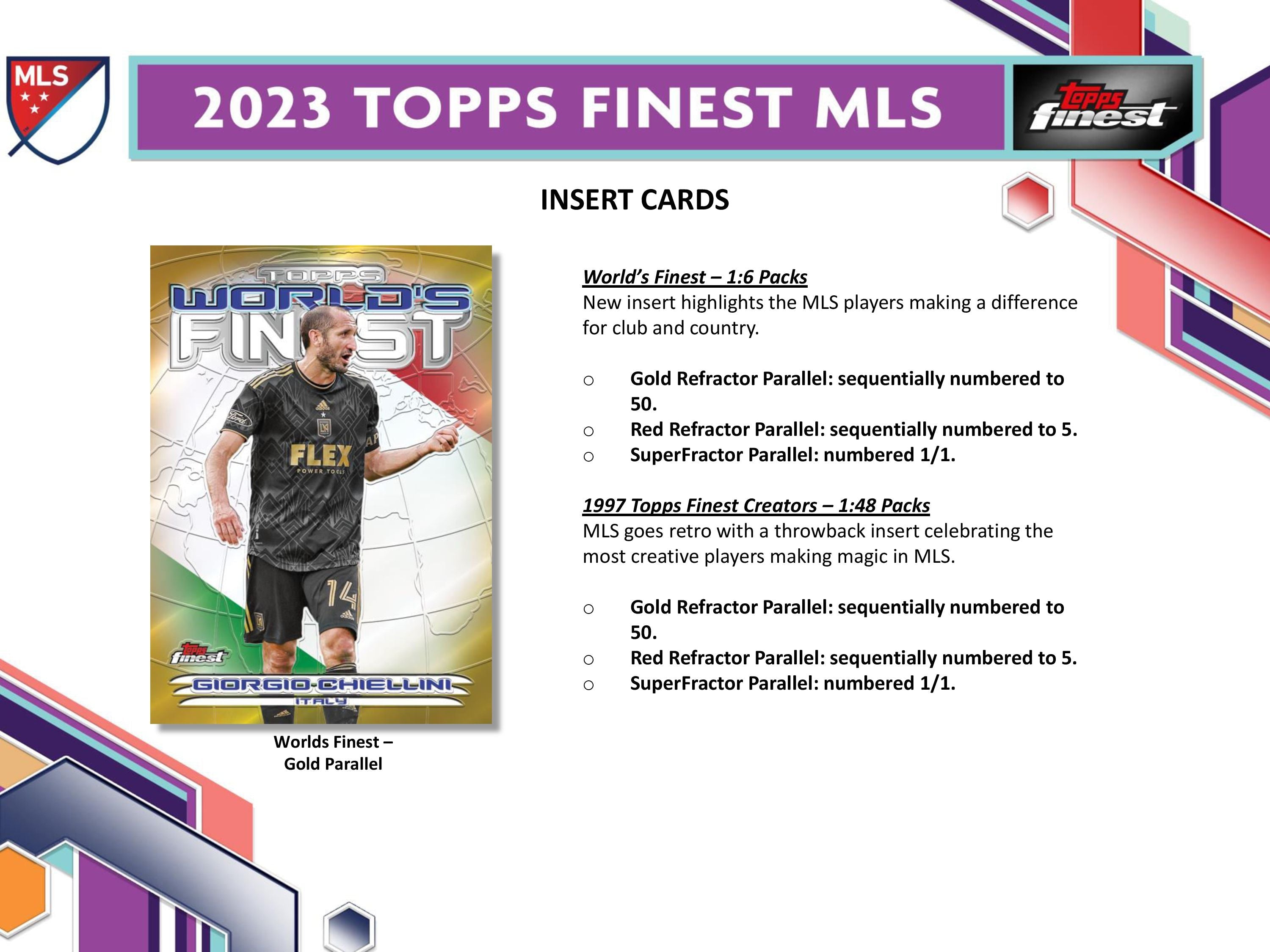 2023 Topps Finest Major League Soccer Hobby Box