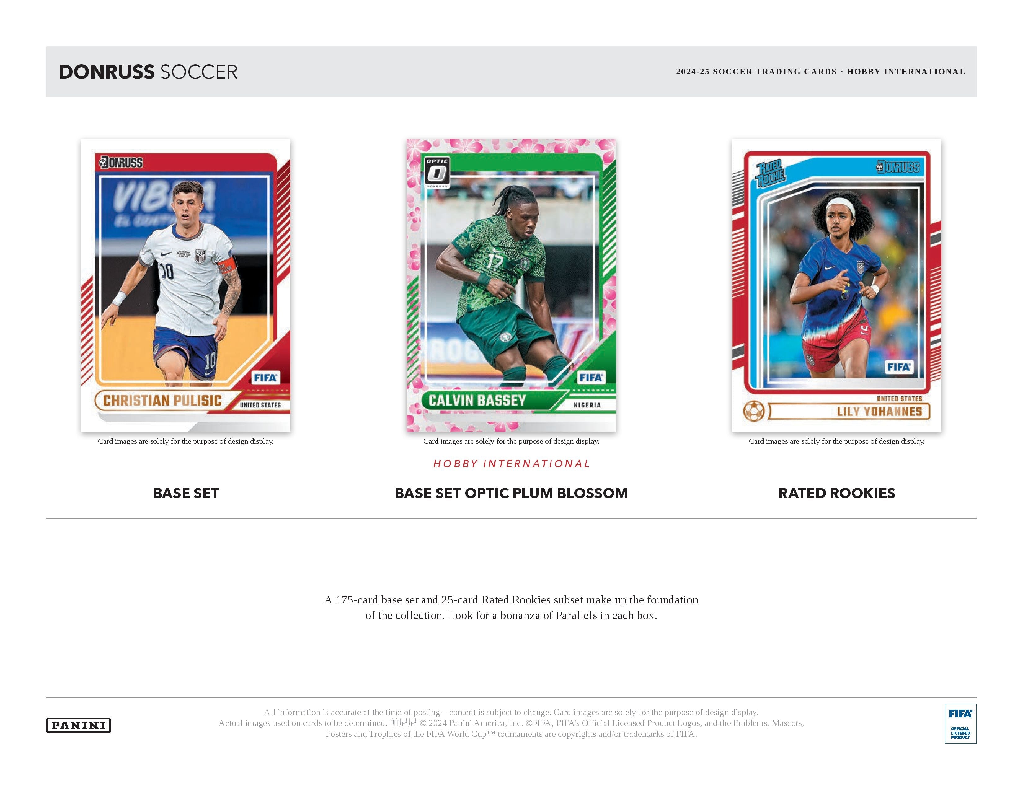 2024-25 Panini Donruss Soccer Hobby International Box