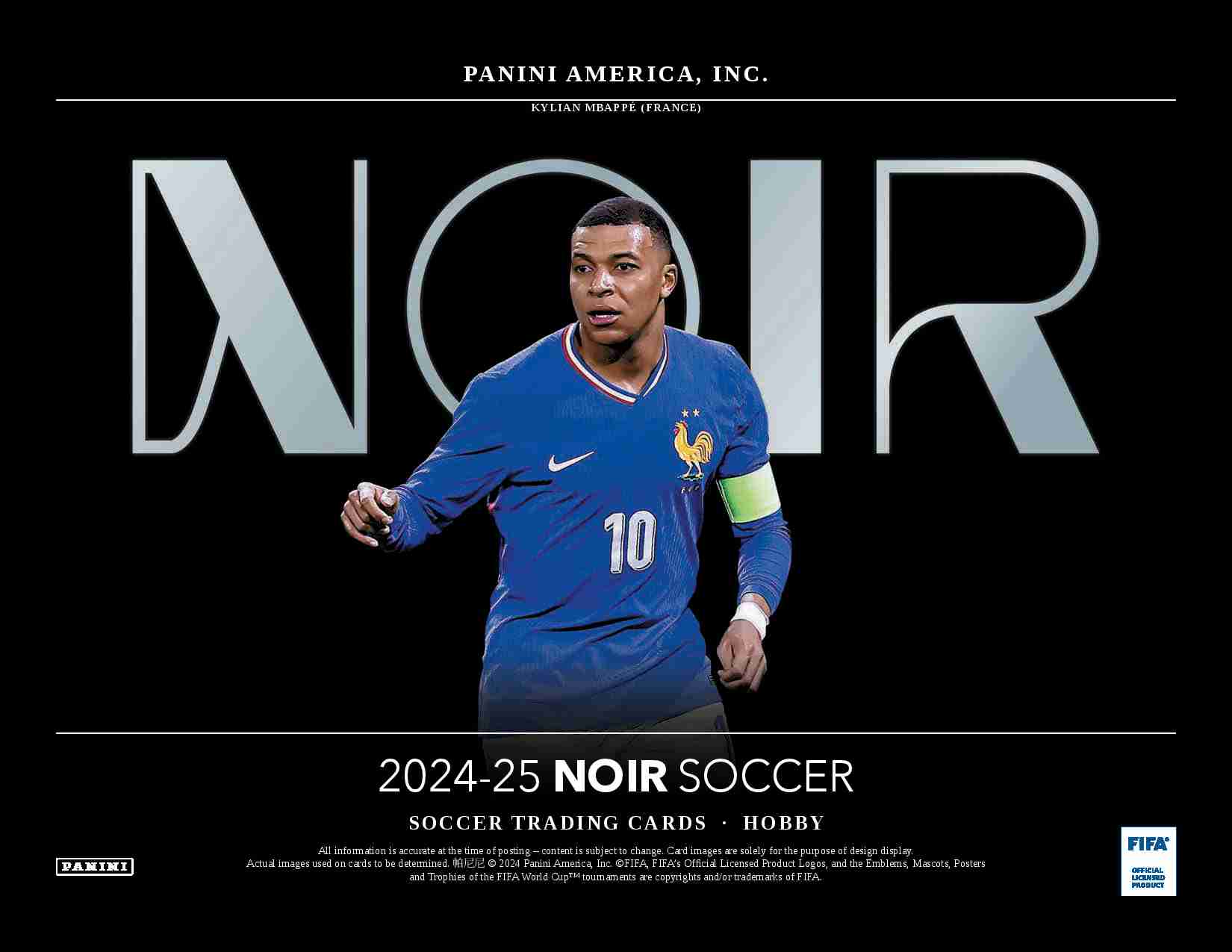 2024-25 Panini NOIR Soccer Hobby Box