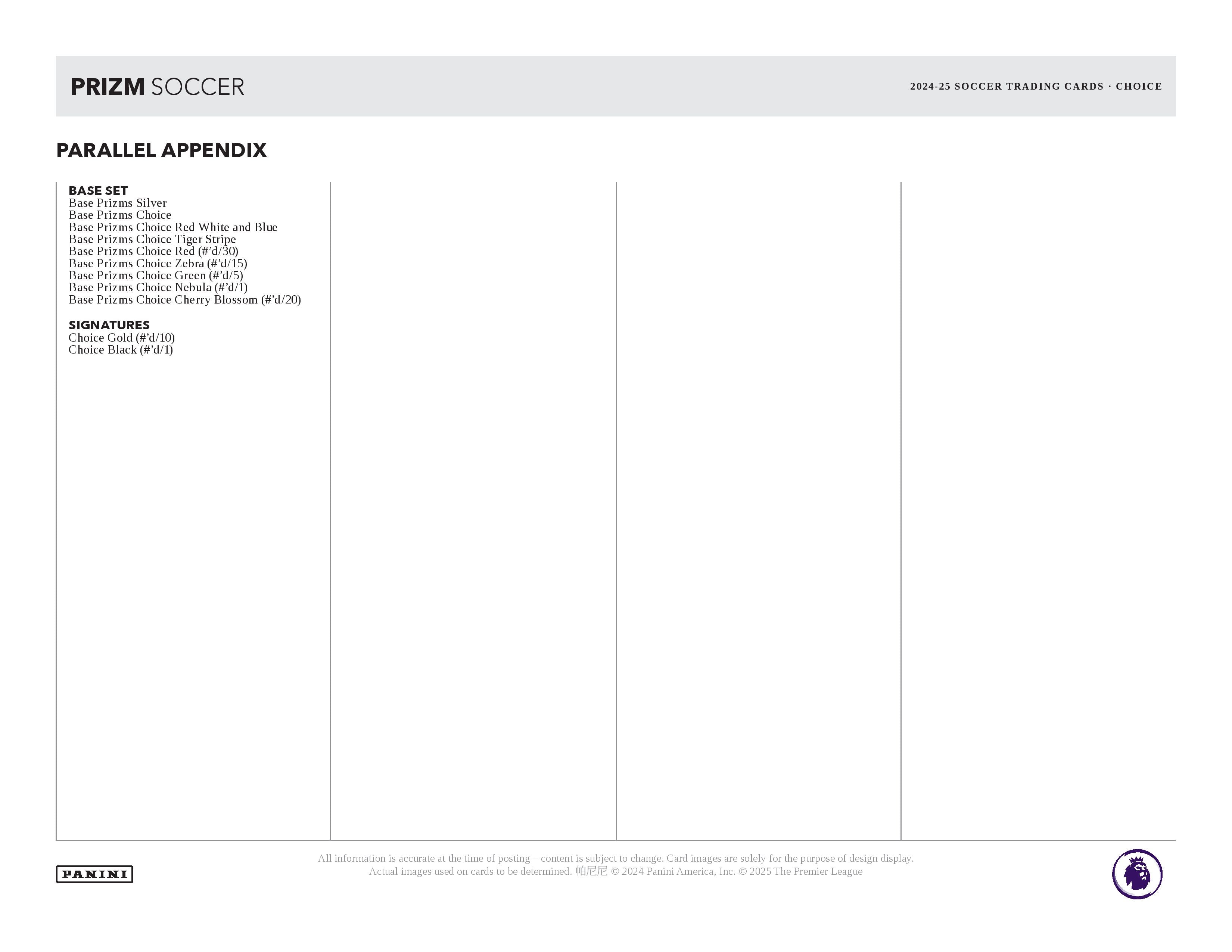 2024-25 Panini Prizm Premier League Soccer Choice Box