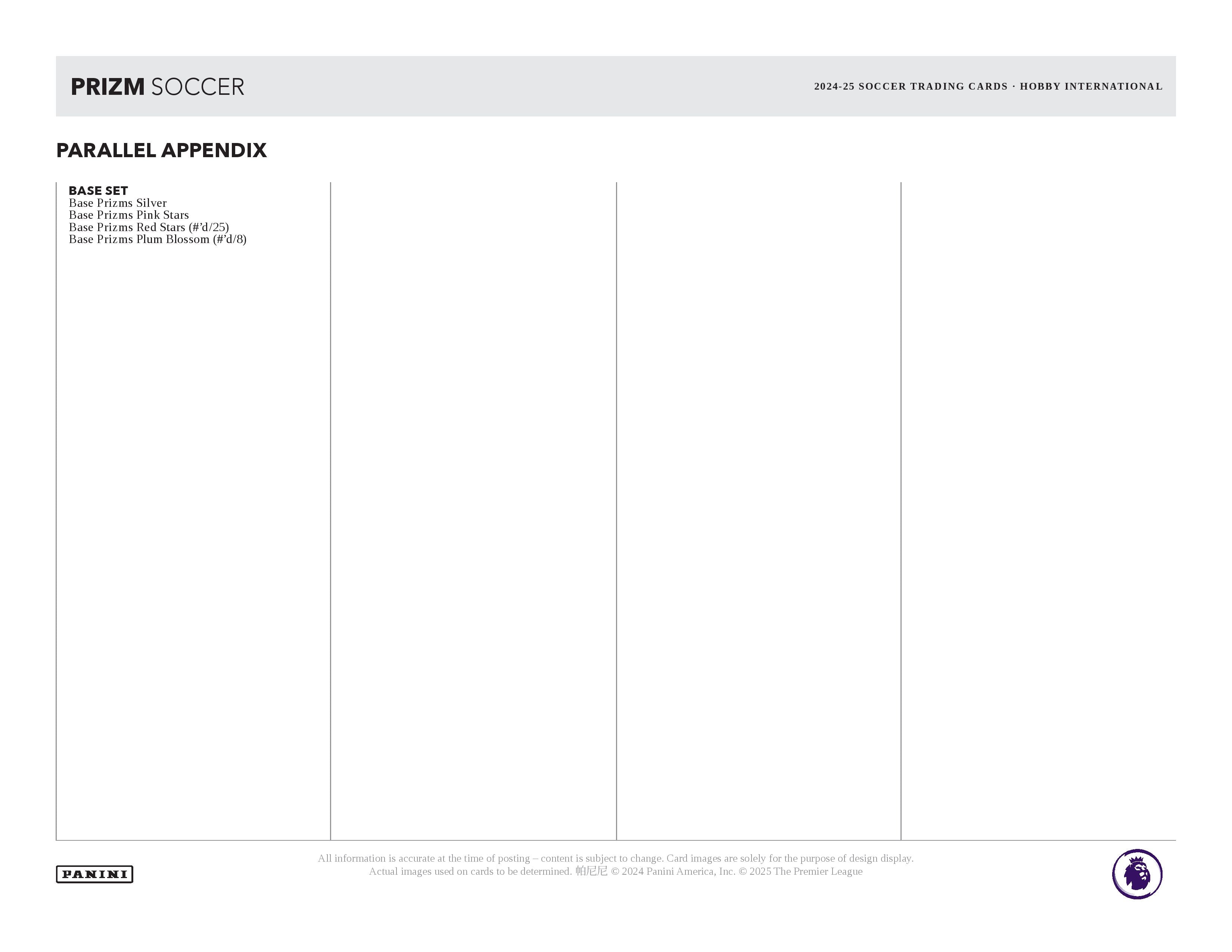 2024-25 Panini Prizm Premier League Soccer Hobby International Box