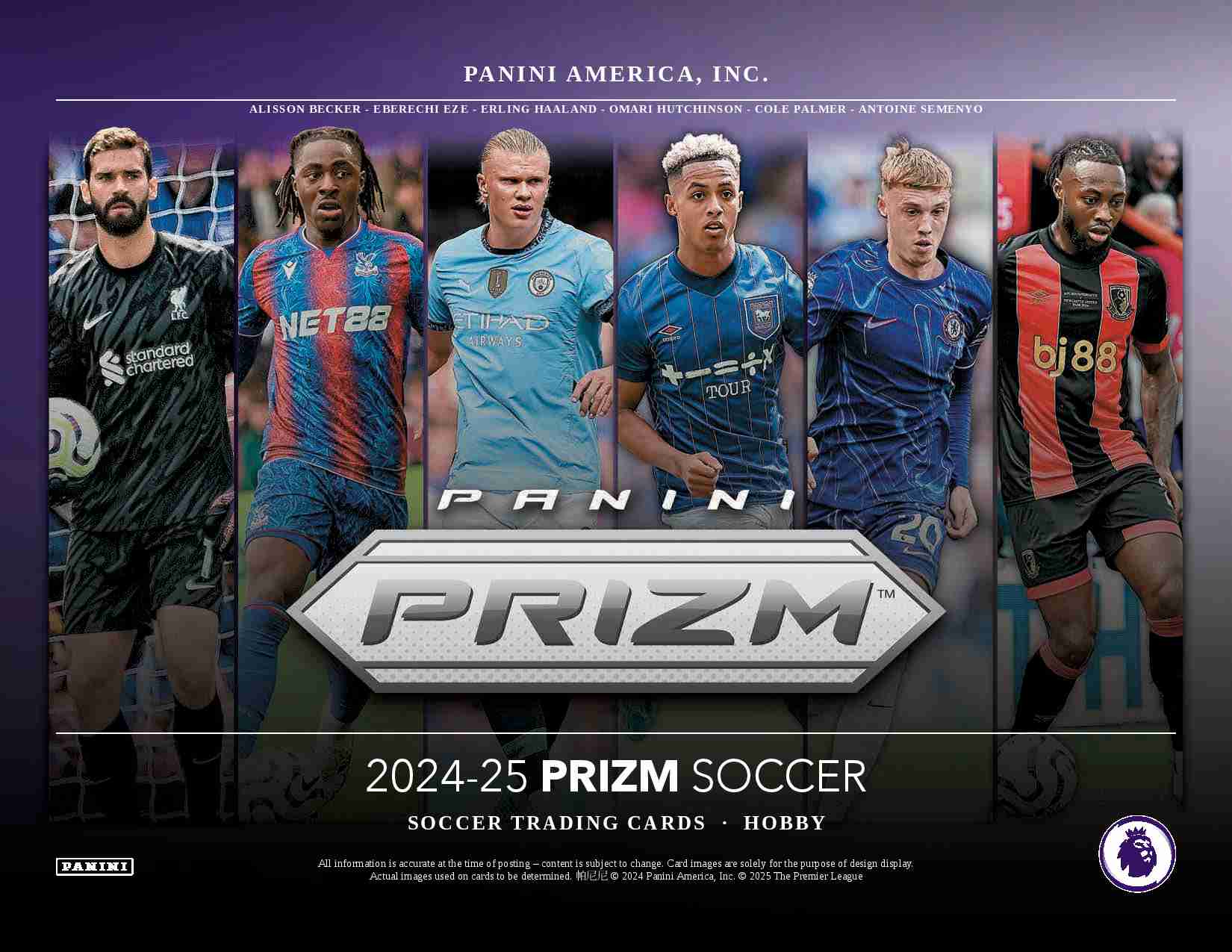 2024-25 Panini Prizm Premier League Soccer Hobby Box