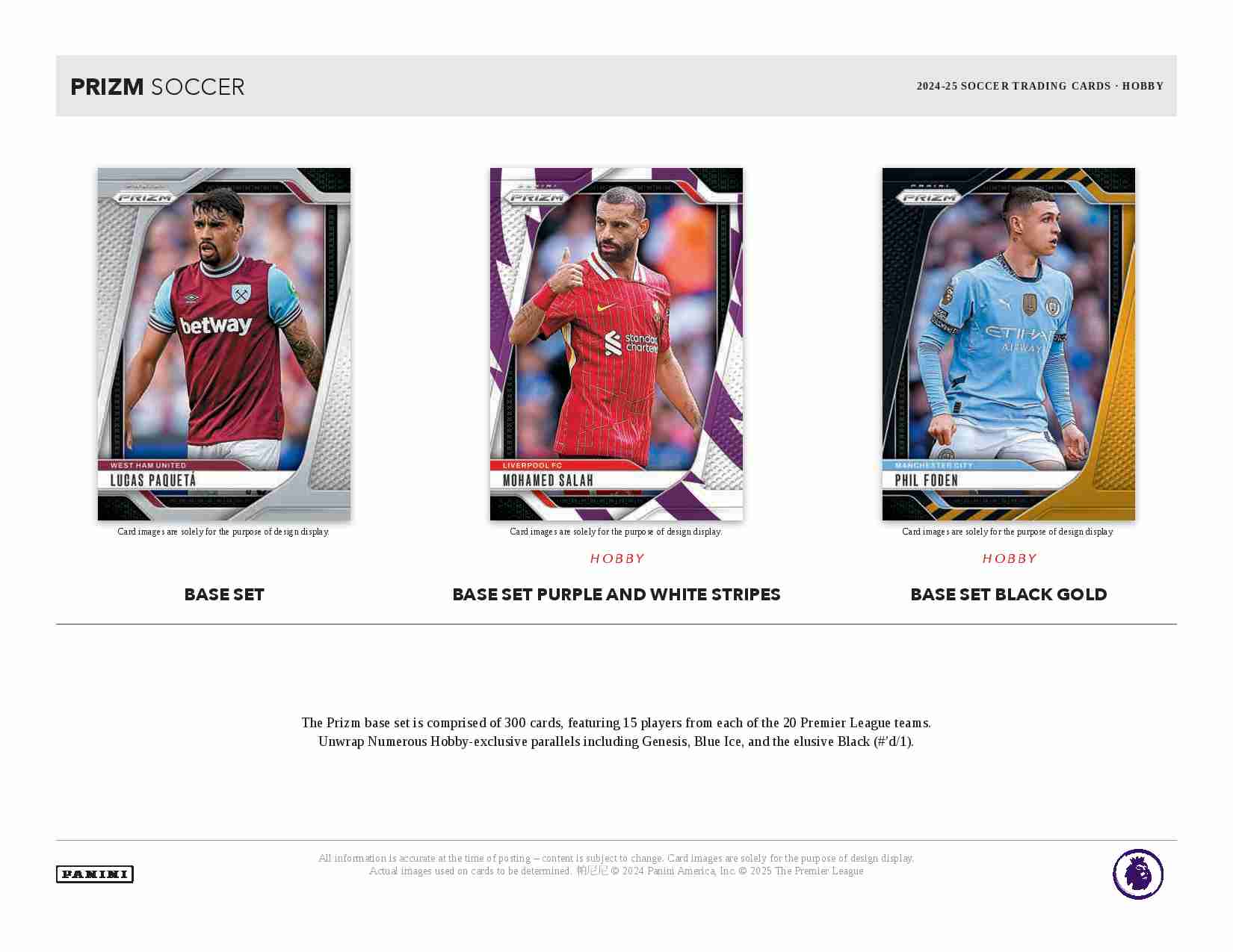 2024-25 Panini Prizm Premier League Soccer Hobby Box