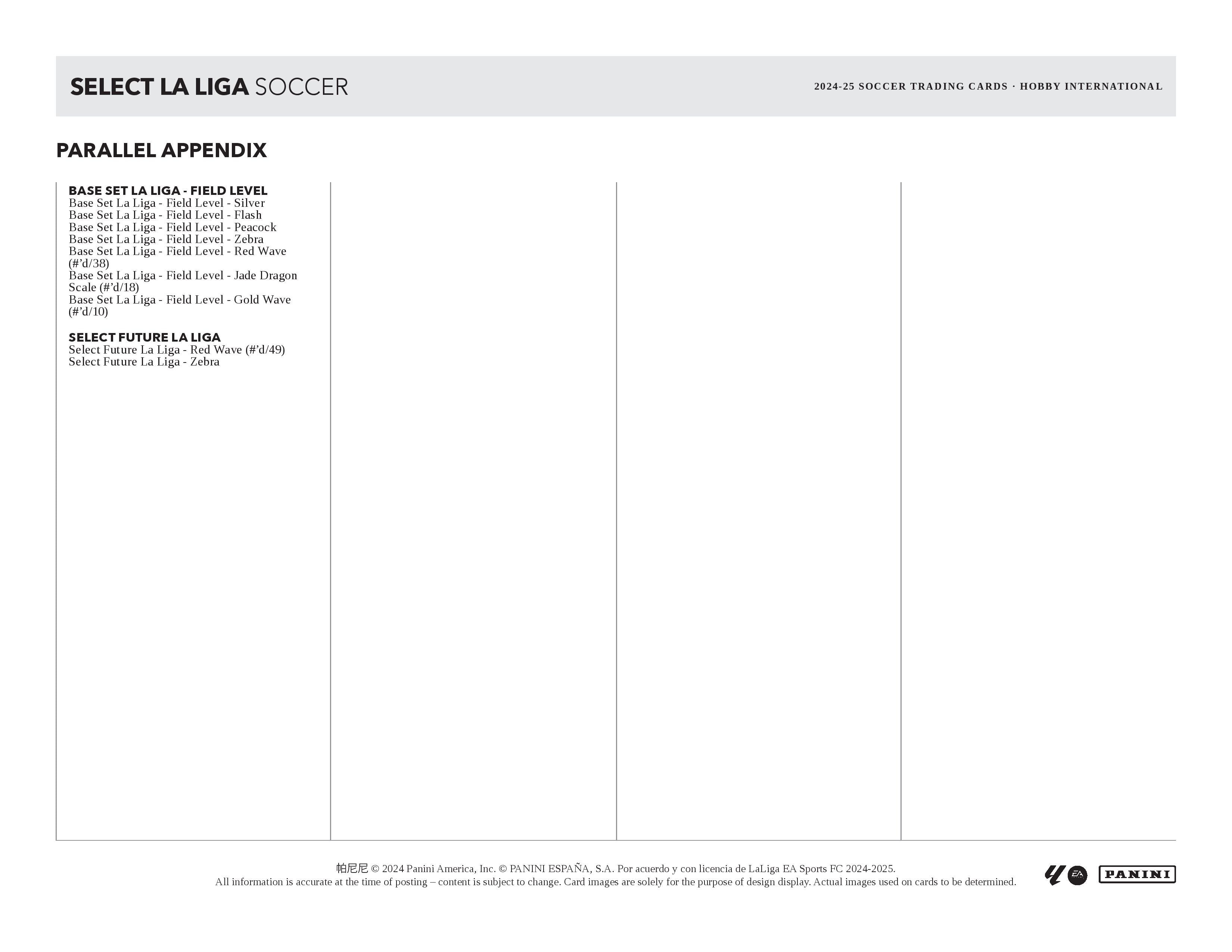 2024-25 Panini Select La Liga Soccer International Hobby Box