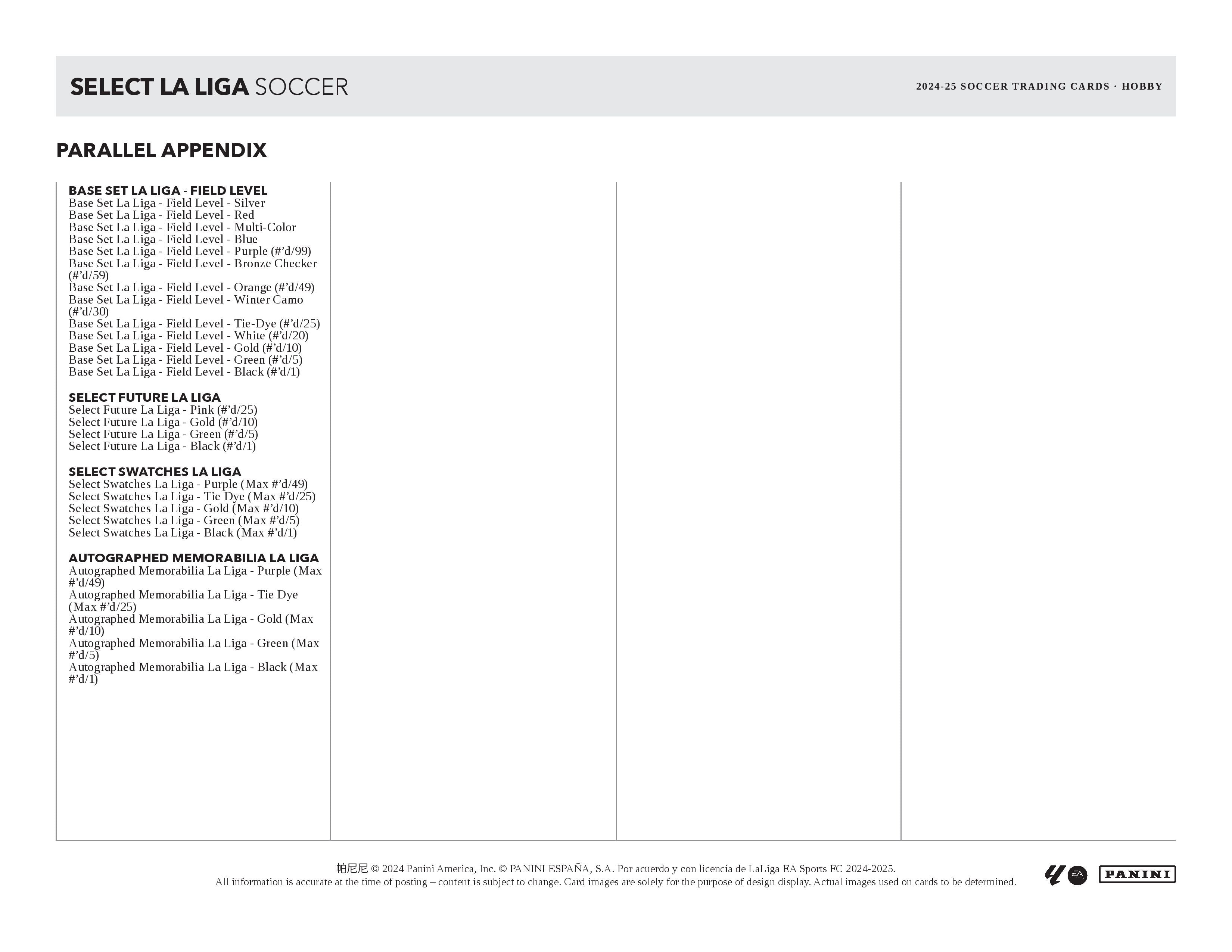 2024-25 Panini Select La Liga Soccer Hobby Box