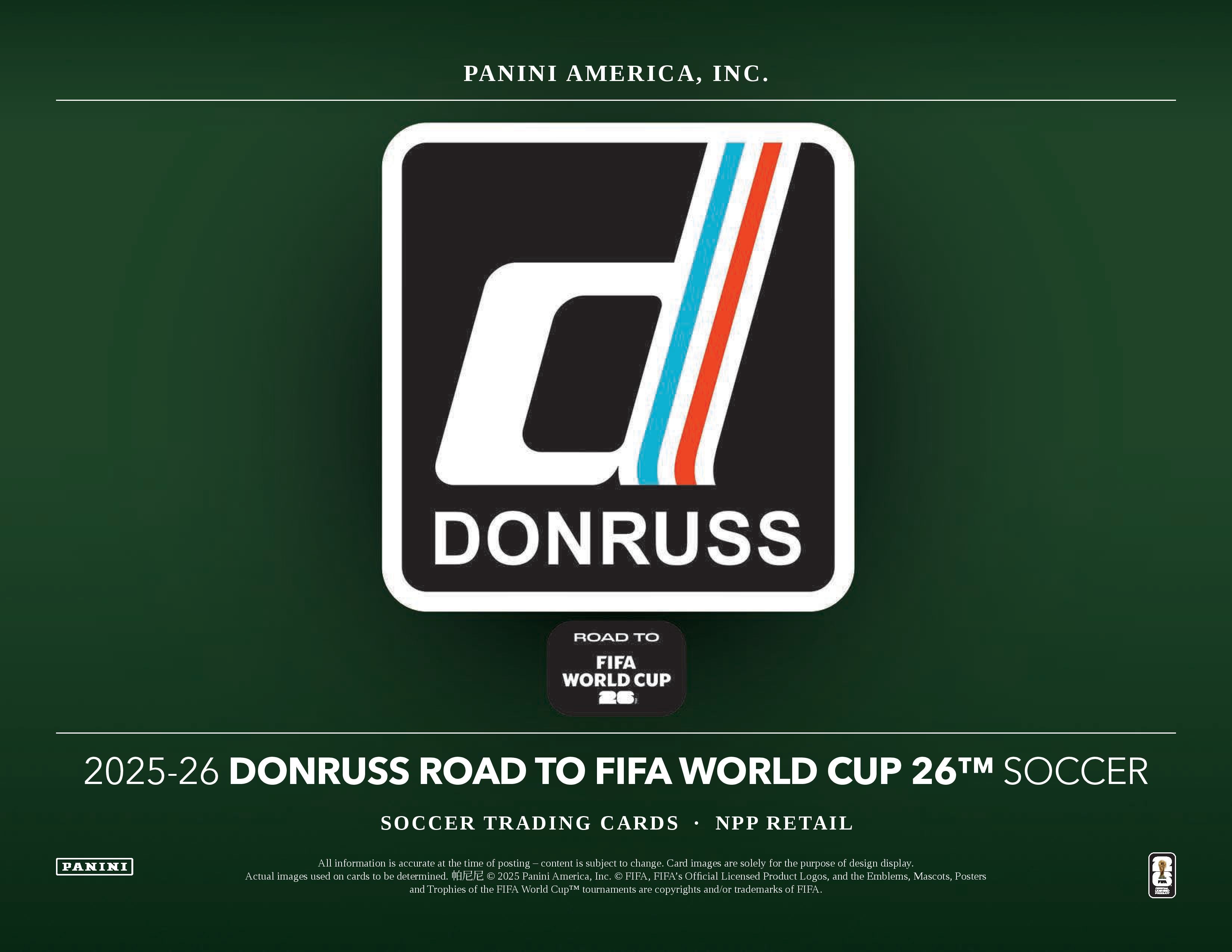 2025 Panini Donruss Road to World Cup Soccer Fat Pack 12-Pack Box (Pre Order)