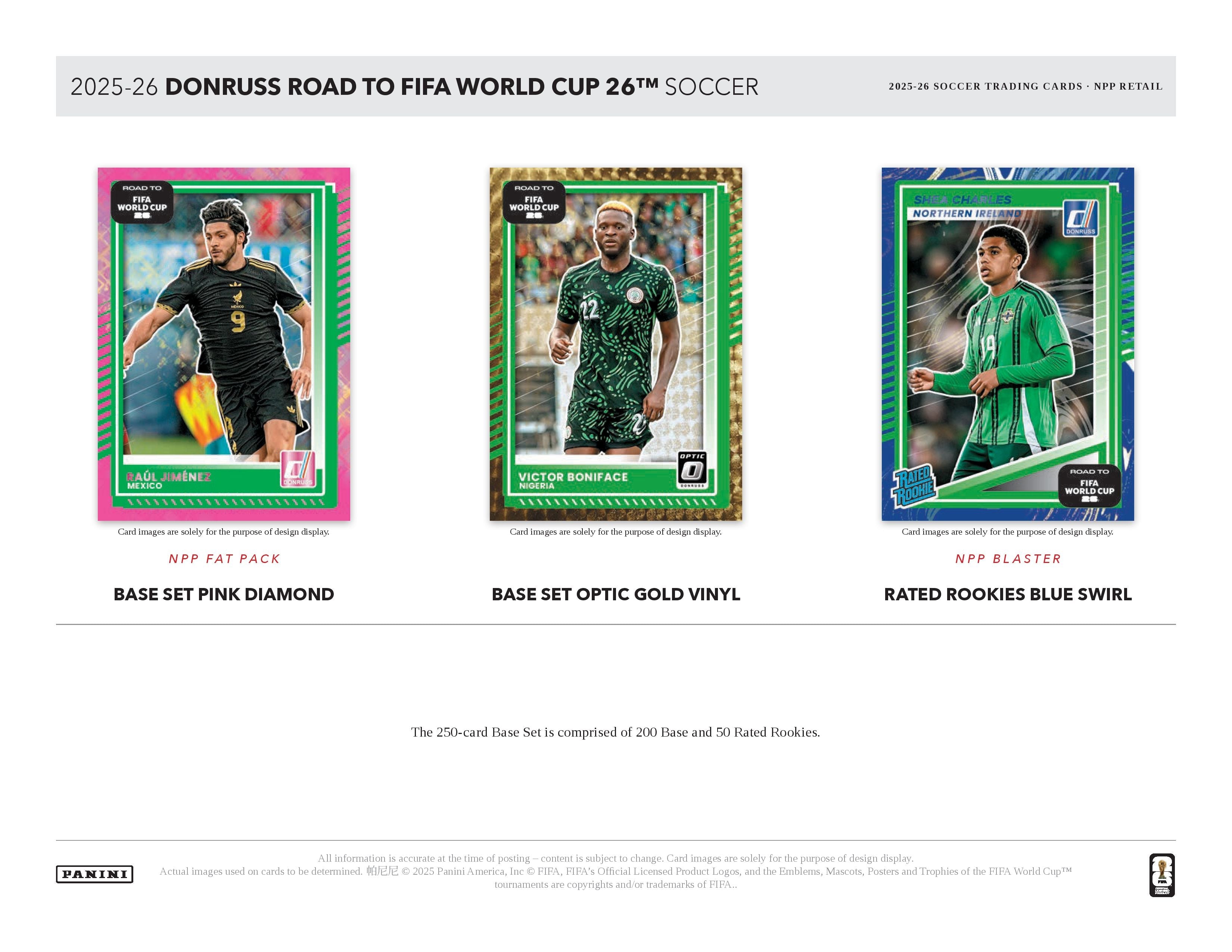 2025 Panini Donruss Road to World Cup Soccer Fat Pack 12-Pack Box (Pre Order)