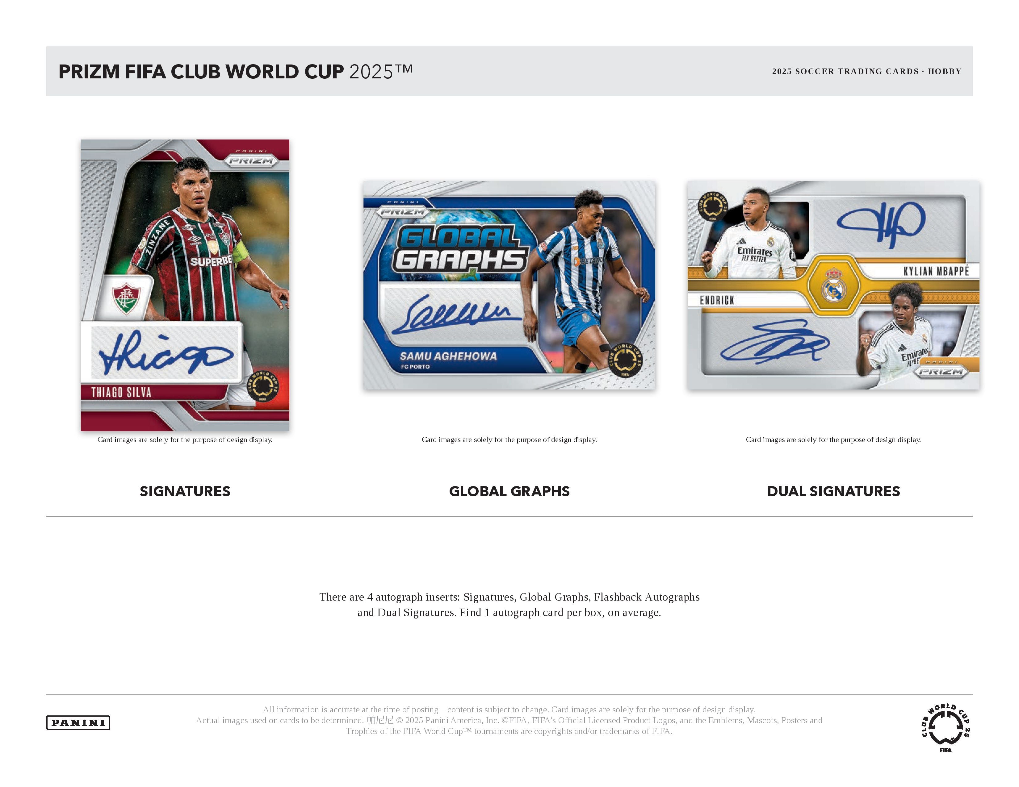 2024-25 Panini Prizm FIFA Club World Cup Soccer Hobby Box