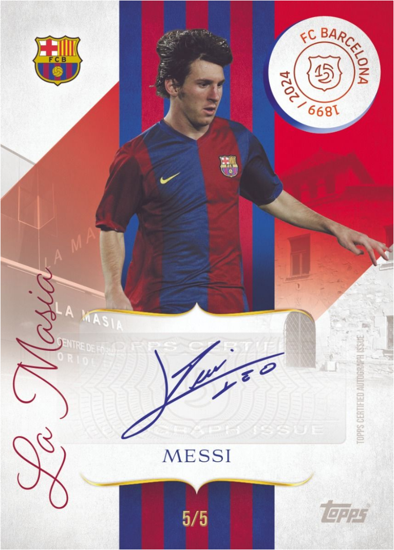 2024-25 Topps FC Barcelona 125 Years Anniversary Soccer Hobby Box