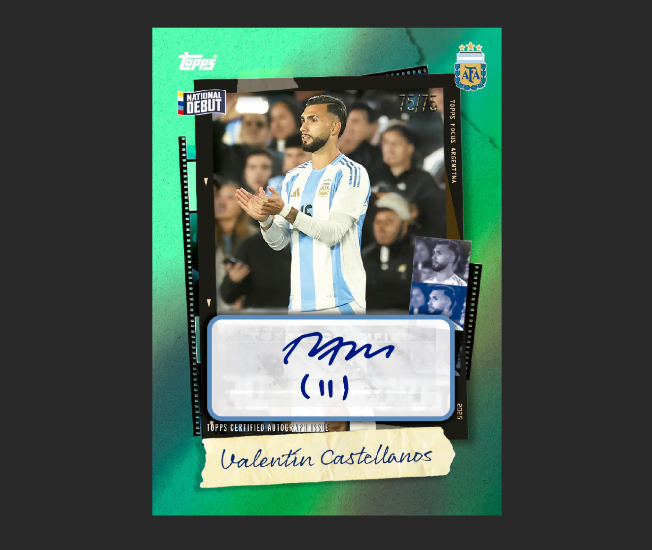 2024-25 Topps Focus Soccer Argentina Hobby Box