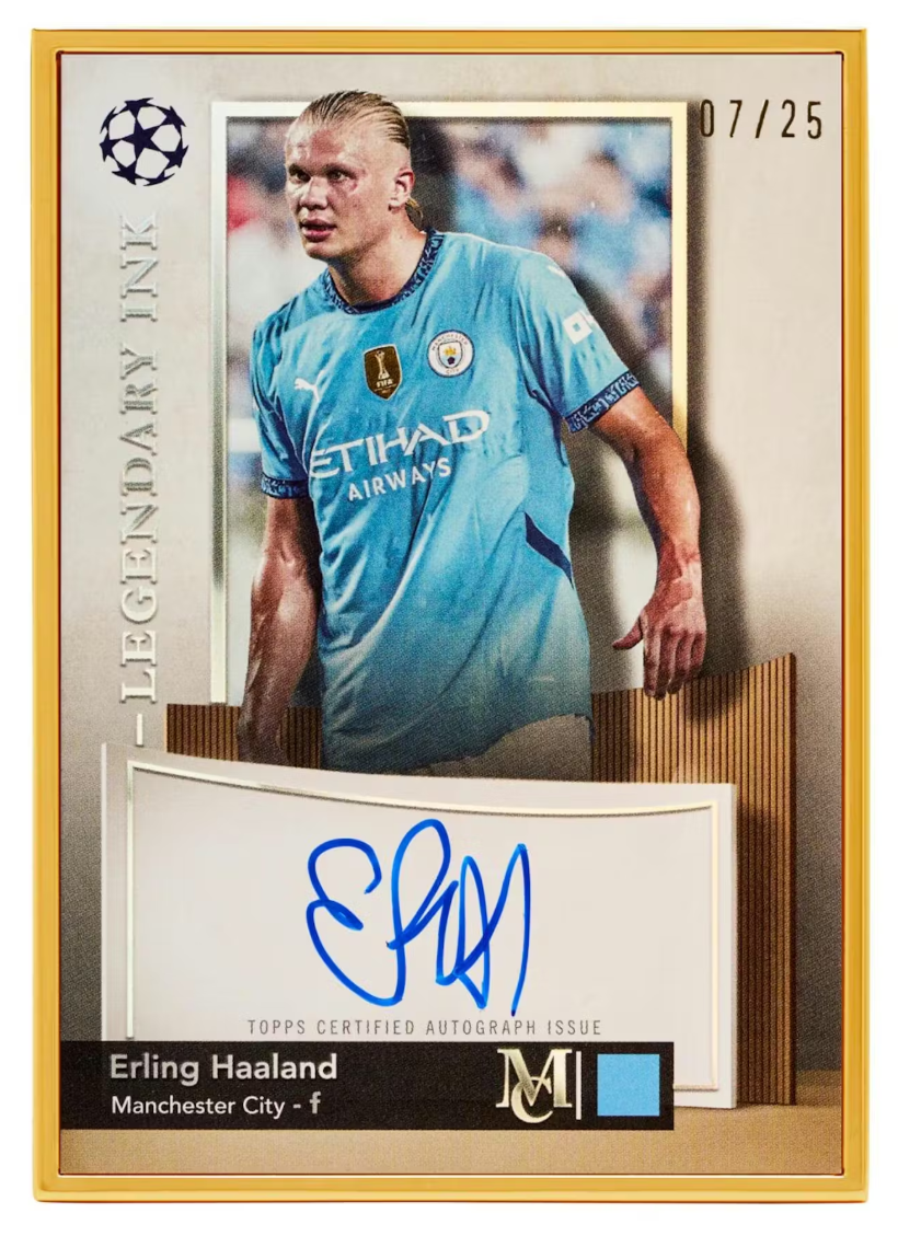 2024-25 Topps UEFA Club Competitions Museum Collection Soccer Hobby Box (Pre Order)