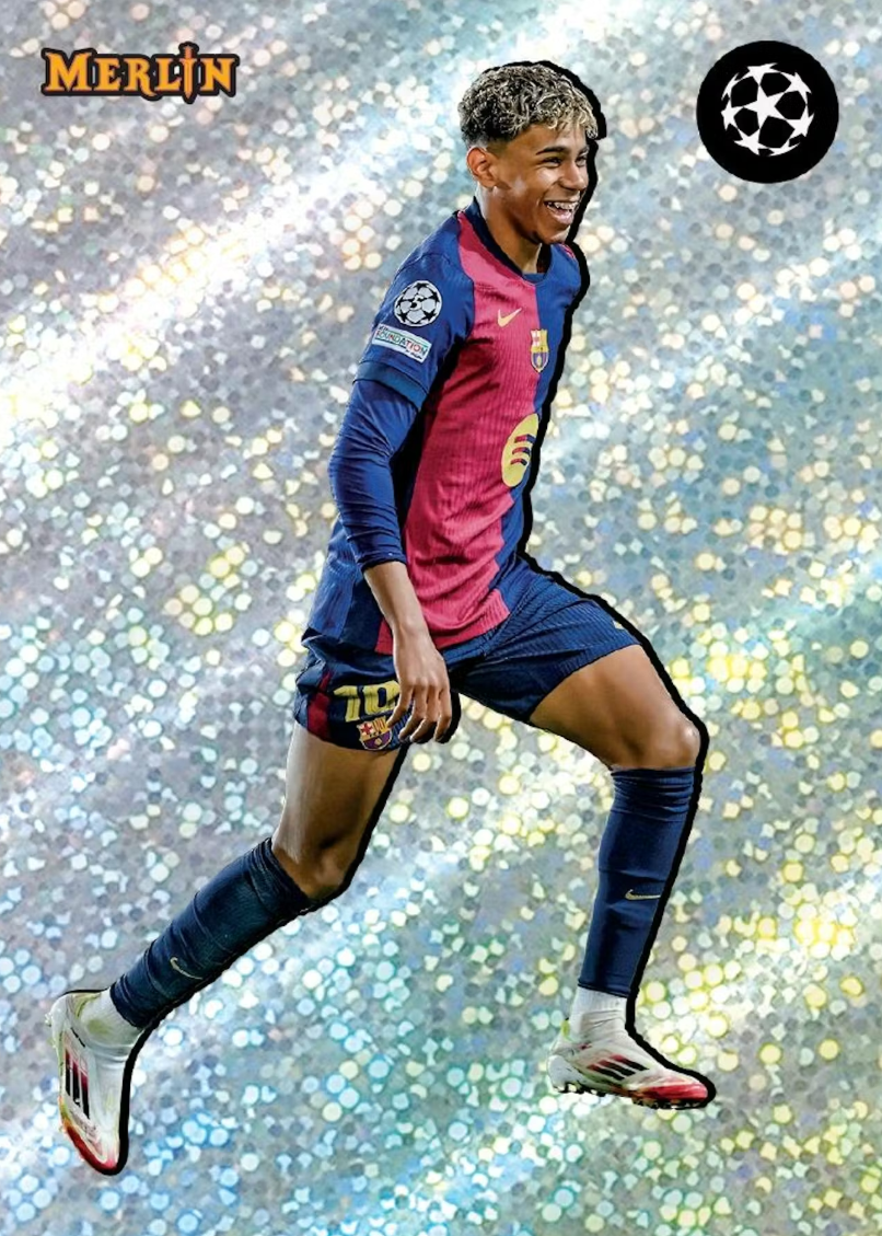 2024-25 Topps Chrome Merlin UEFA Club Competitions Soccer Hobby Box