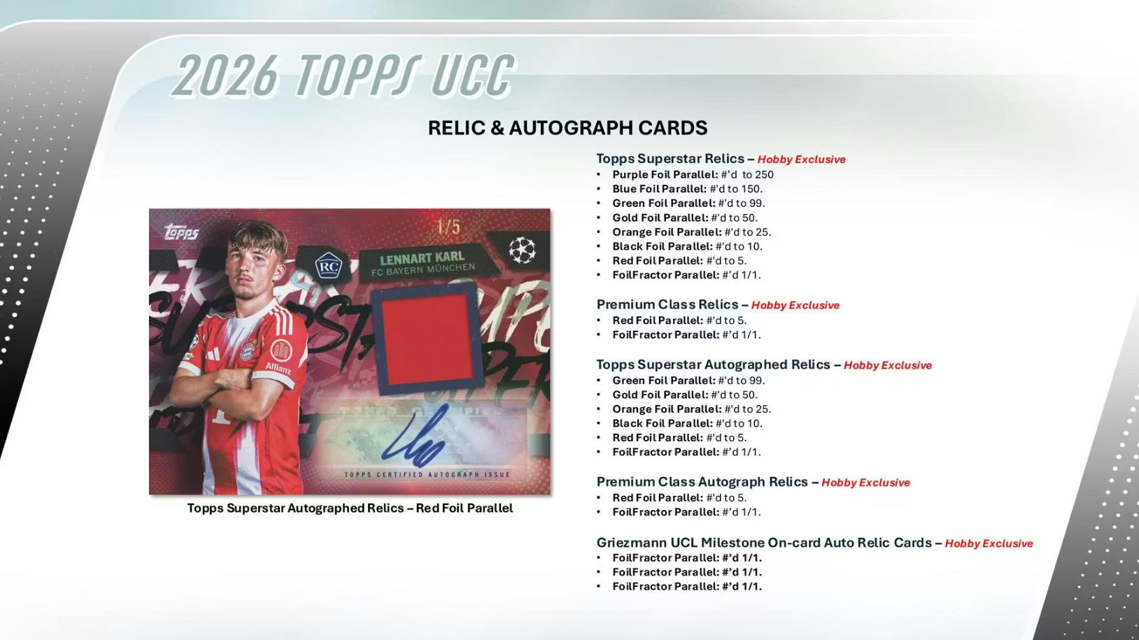2025-26 Topps UEFA Club Competitions Soccer Hobby Box (Pre Order)