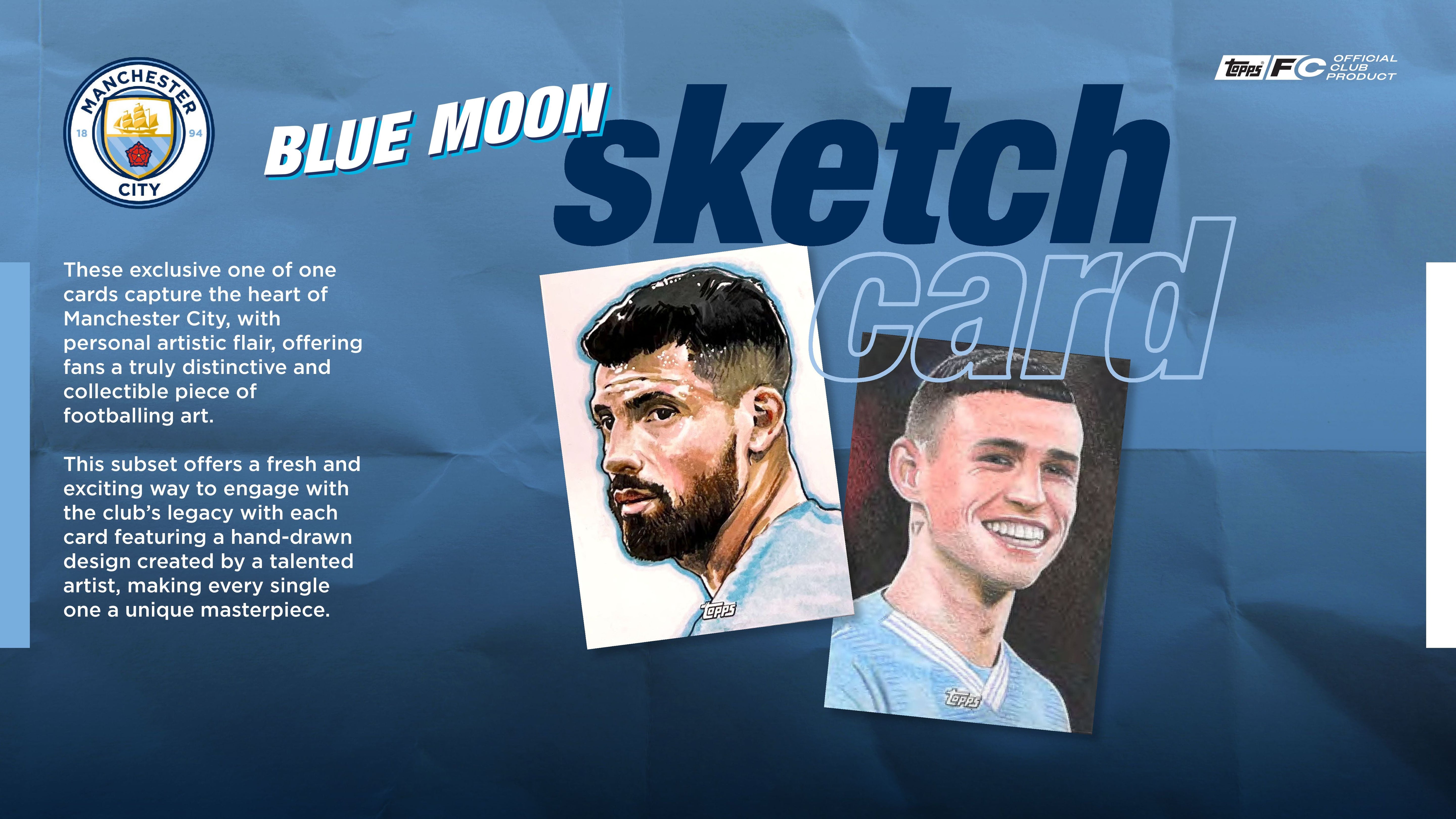 2024-25 Topps Blue Moon Manchester City Soccer Set Box