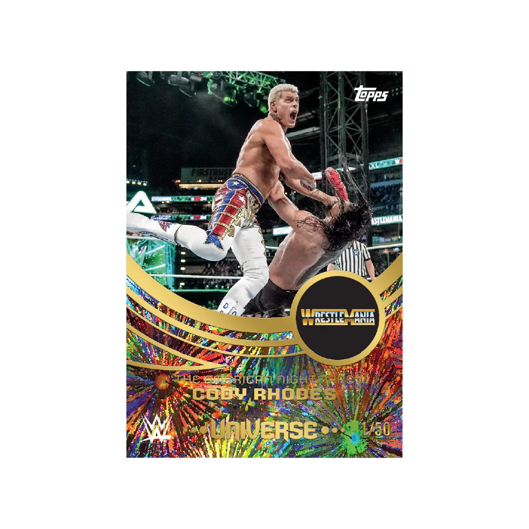Topps Universe WWE 2025 Hobby Box - Pre-Order