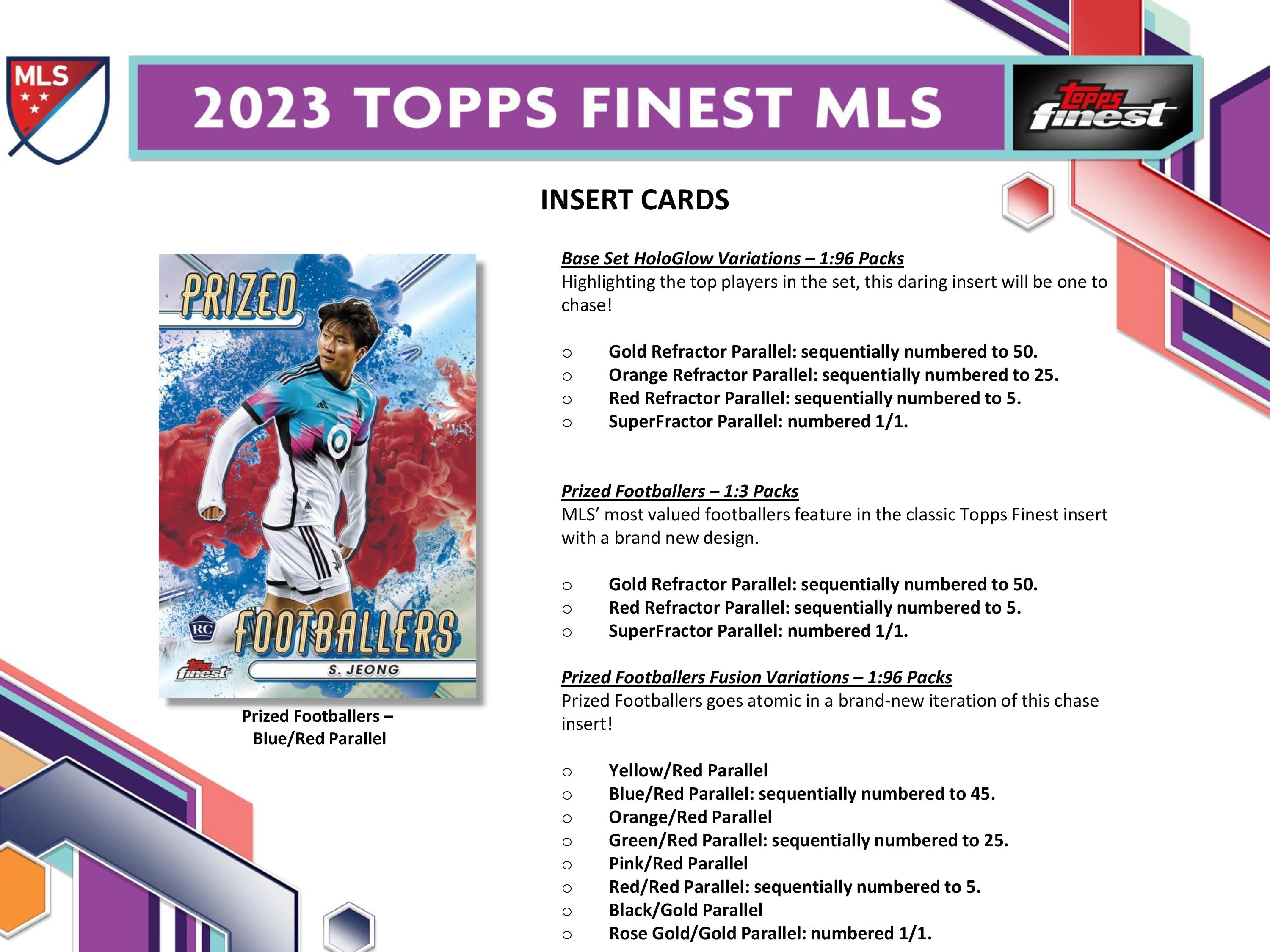 2023 Topps Finest Major League Soccer Hobby Box