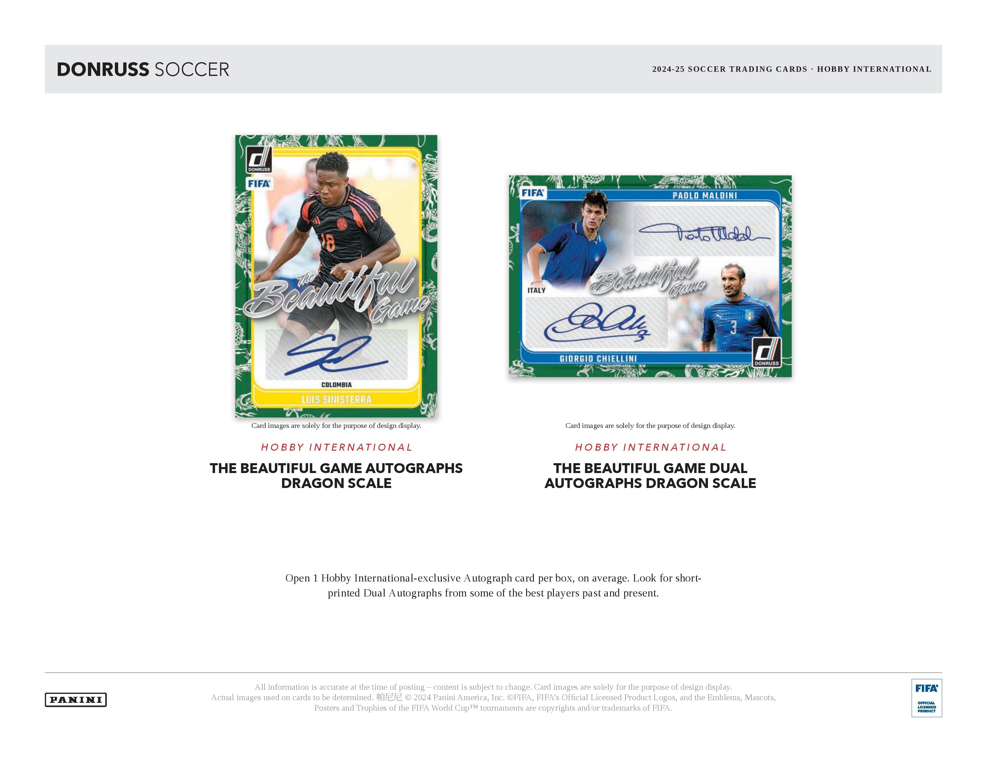 2024-25 Panini Donruss Soccer Hobby International Box