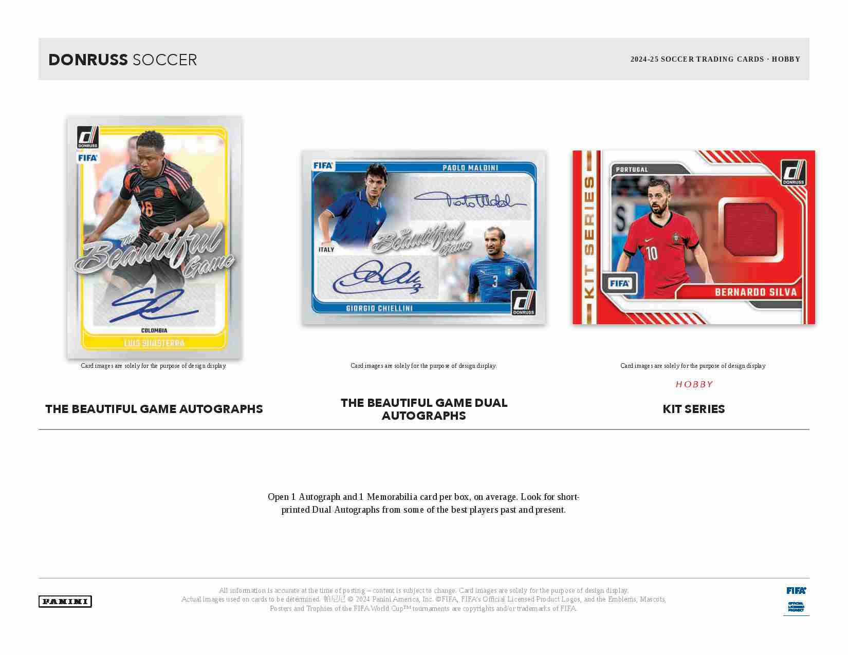2024-25 Panini Donruss Soccer Hobby Box