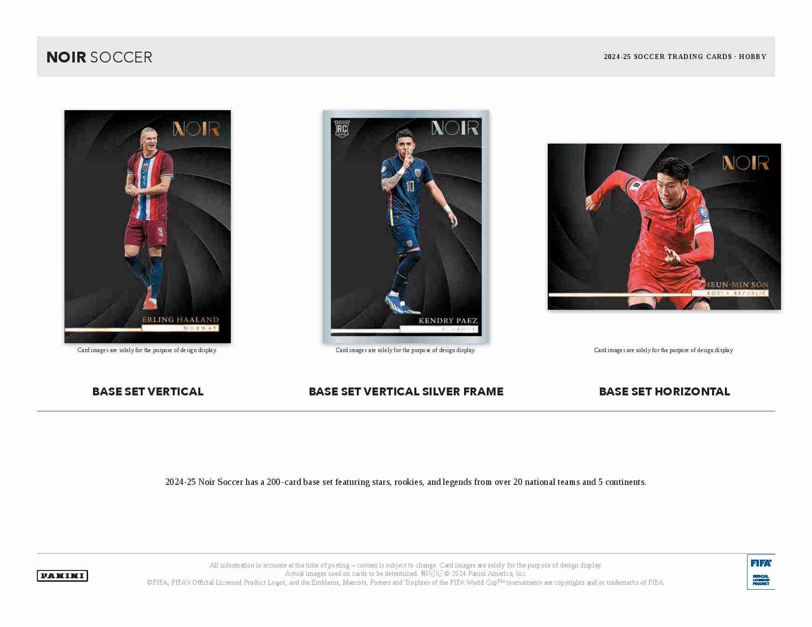 2024-25 Panini NOIR Soccer Hobby Box