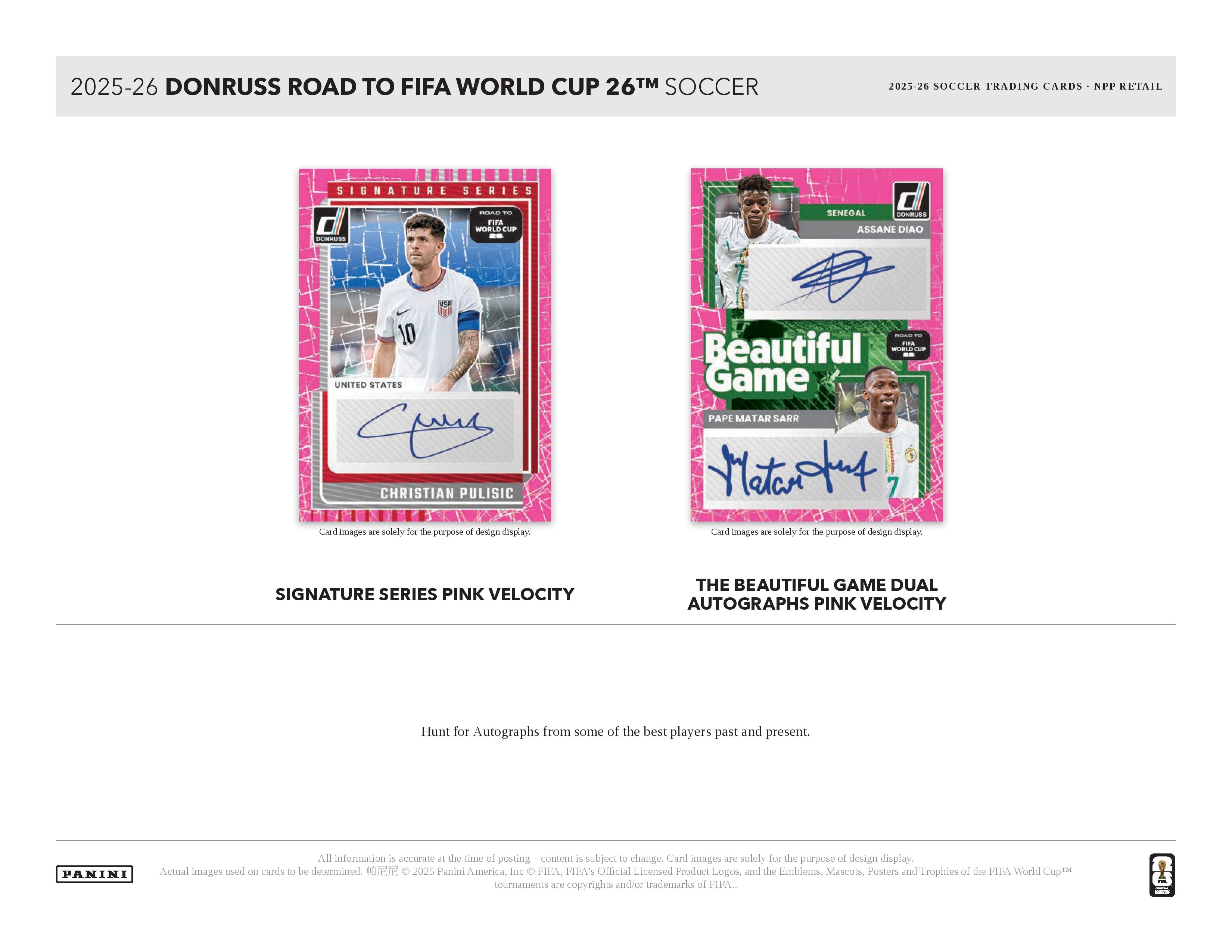 2025 Panini Donruss Road to World Cup Soccer Fat Pack 12-Pack Box (Pre Order)