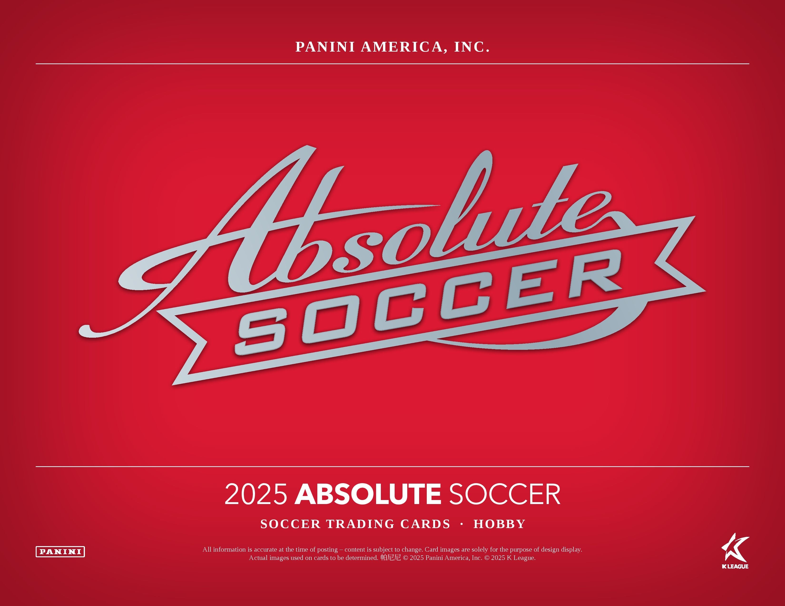 2025 Panini Absolute K League Soccer Hobby Box