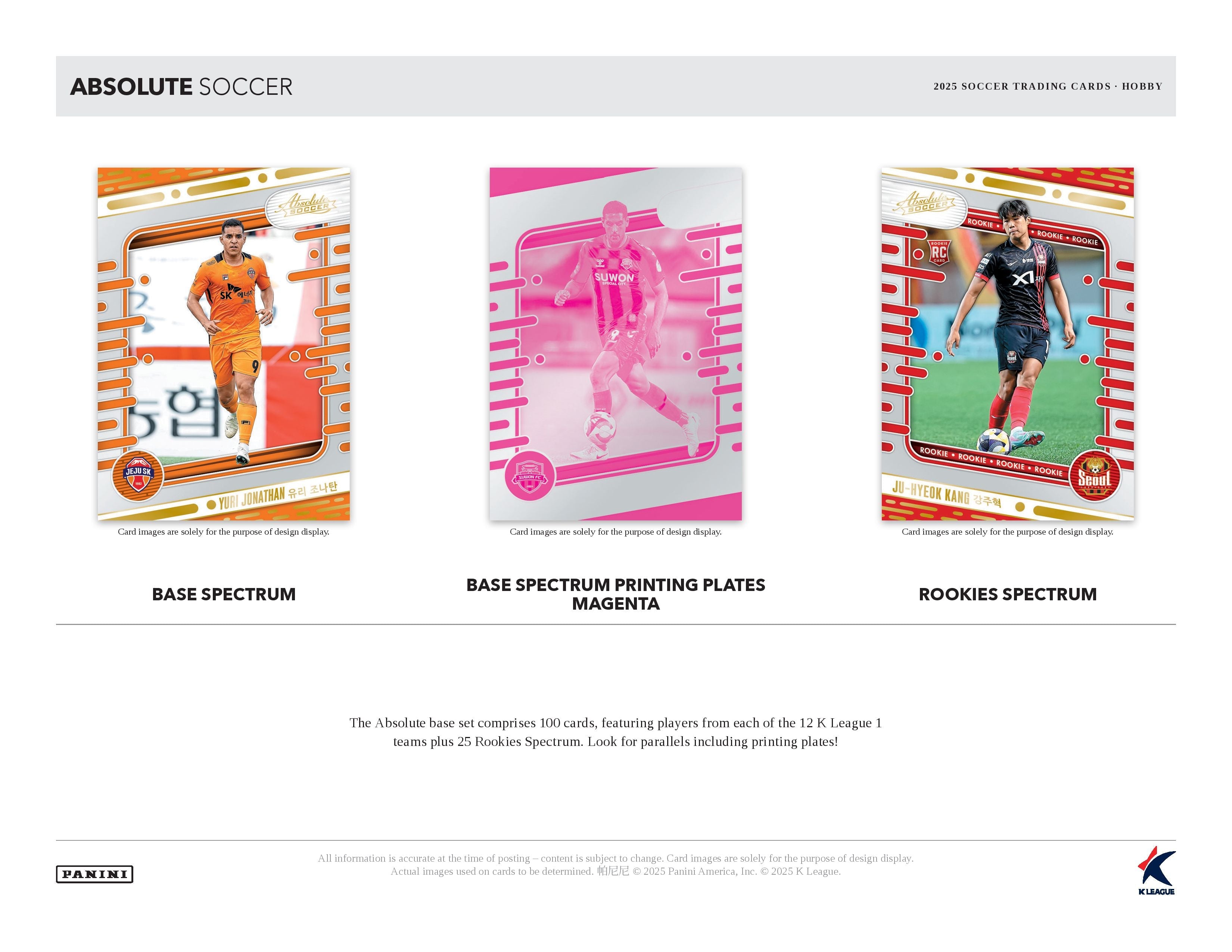 2025 Panini Absolute K League Soccer Hobby Box