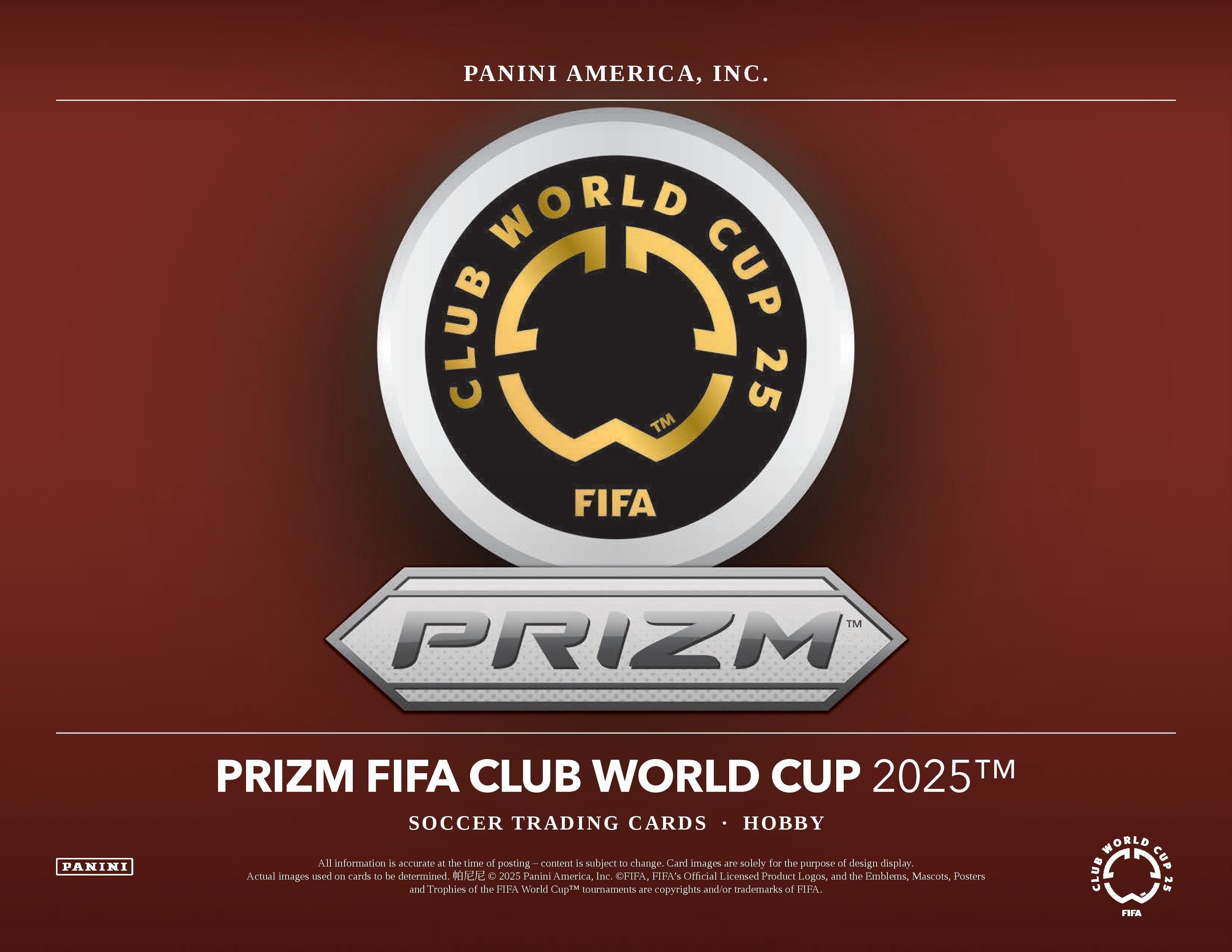 2024-25 Panini Prizm FIFA Club World Cup Soccer Hobby Box