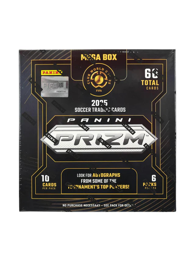 Panini Prizm FIFA Club World Cup Soccer 2025 Mega Box