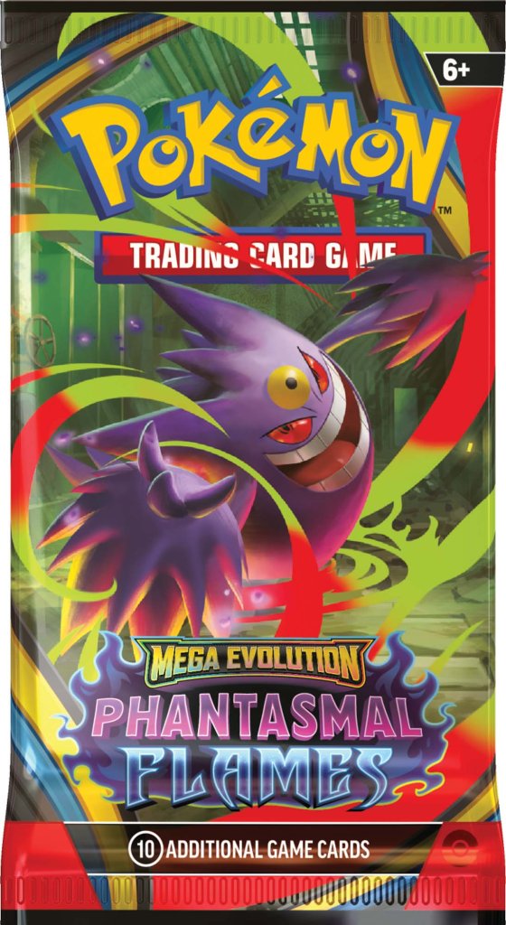 Pokemon TCG ME02 Mega Evolution - Phantasmal Flames Booster Pack