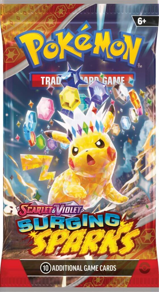 Pokemon TCG SV08 Scarlet & Violet Surging Sparks Booster Pack