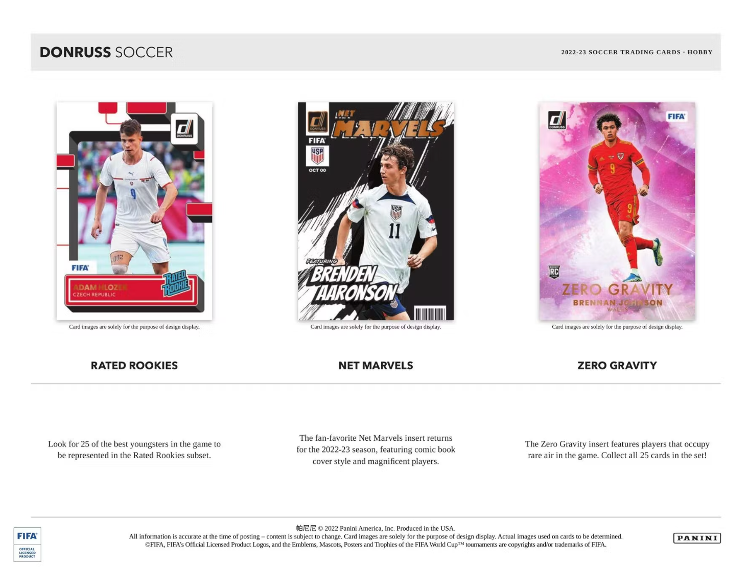 2022-23 Panini Donruss FIFA Soccer Hobby Box