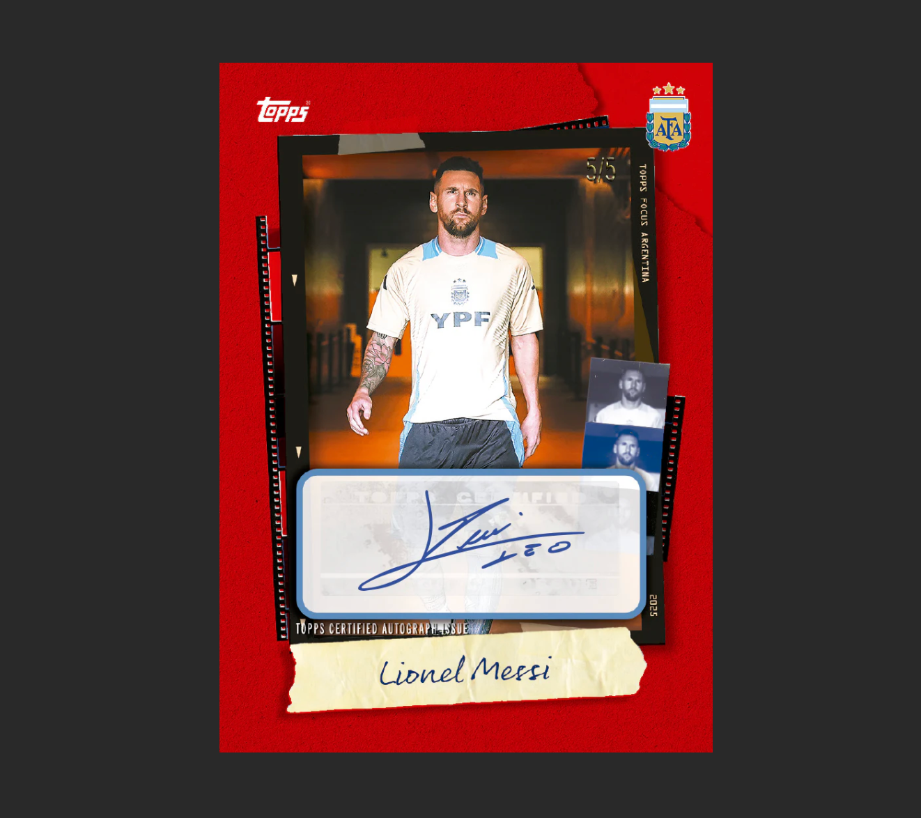 2024-25 Topps Focus Soccer Argentina Hobby Box