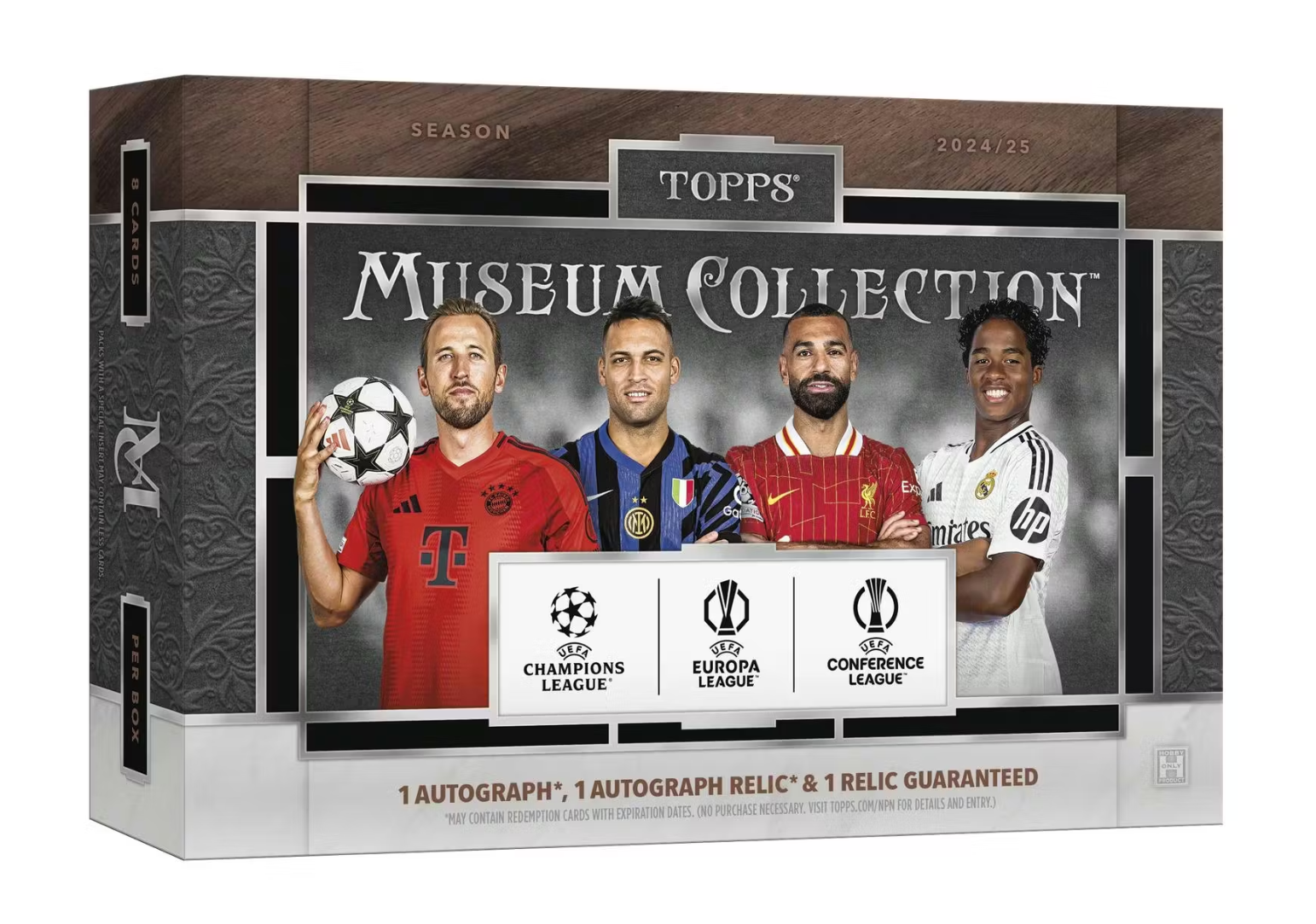 2024-25 Topps UEFA Club Competitions Museum Collection Soccer Hobby Box (Pre Order)