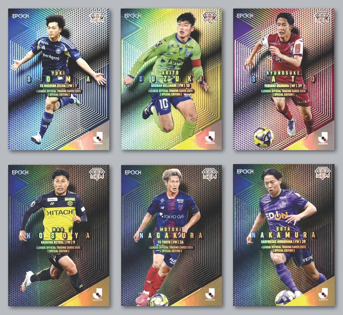 2025 EPOCH J.League Official Trading Card Special Edition