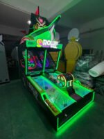 Neon Pirate™ Dual-Lane 2-Player Skeeball Machine with LED Lights - Image 3