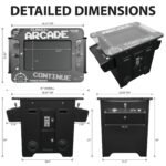 2P Cocktail Arcade Machine - Image 5