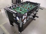 Goalmaster Stadium™ Foosball Table | Real Wood Soccer Graphic Premium Foosball Table w/ Soccer Ball Score Markers - Image 2