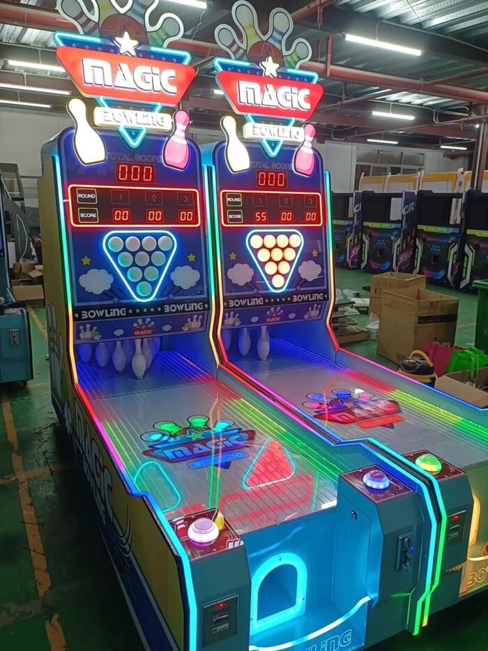 Magic Bowling Strike Zone™ Arcade with Real Pins and Neon Lights - Image 8