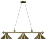 RAM Game Room 54" 3-light Metal Billiards Light - Image 6