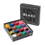 Aramith Tournament BLACK Billiard Ball Set With Duramith Technology