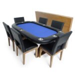BBO Poker Tables The Helmsley Poker Table with Dining Top - Image 10