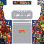 Marvel vs Capcom themed arcade cabinet