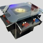 COCKTAIL ARCADE 3-PANEL GAME WITH CUSTOM GRAPHICS OF YOUR CHOICE - PLAYS OVER 3000 GAMES - COIN OPERATED, BRAND NEW, FREE SHIPPING