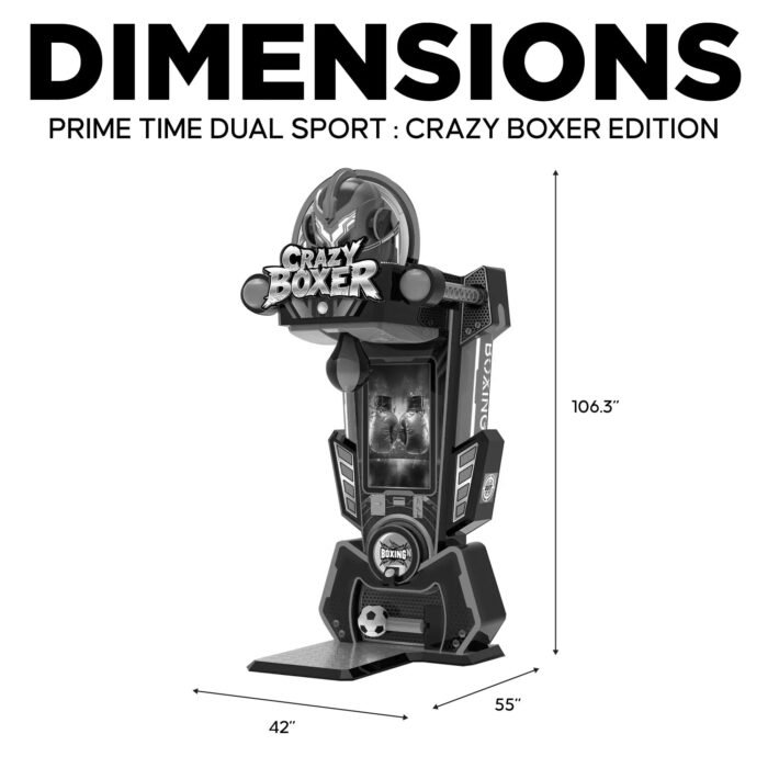 Prime Time Dual Sport: Crazy Boxer / Kicker Edition with Wifi/HD Camera for Online Play - Image 4