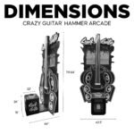 Crazy Guitar™  Neon Light High Striker Hammer Arcade - Image 6