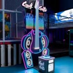 Crazy Guitar™  Neon Light High Striker Hammer Arcade - Image 9