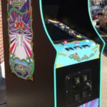 GALAGA ARCADE WITH LOTS OF NEW PARTS-LOOKS AND PLAY LIKE A NEW GAME-HEAVY DUTY, COIN OPERATED, COMMERCIAL GRADE WITH FREE PLAY OPTION
