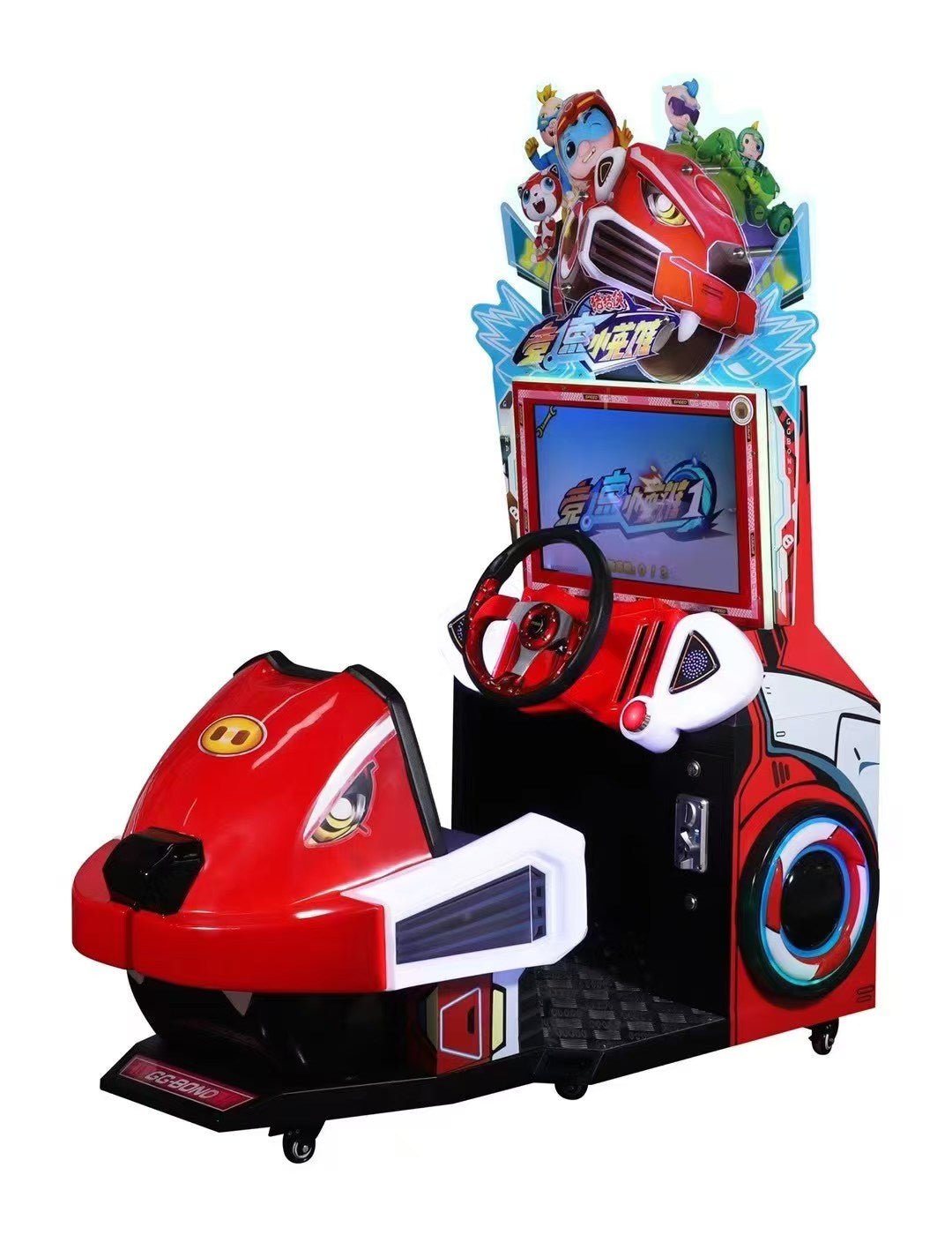 EL-PV3503_2-1 Racing Heroes Durable Fiberglass for Racing Arcade Game with 1-Year Warranty English-Speaking - Image 1
