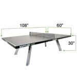 KETTLER Eden Outdoor Stationary Table Tennis Table - Image 8