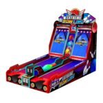 Extreme Bowling™ – Turbo Strike Digital Skeeball 2-Player Machine with LED Lights